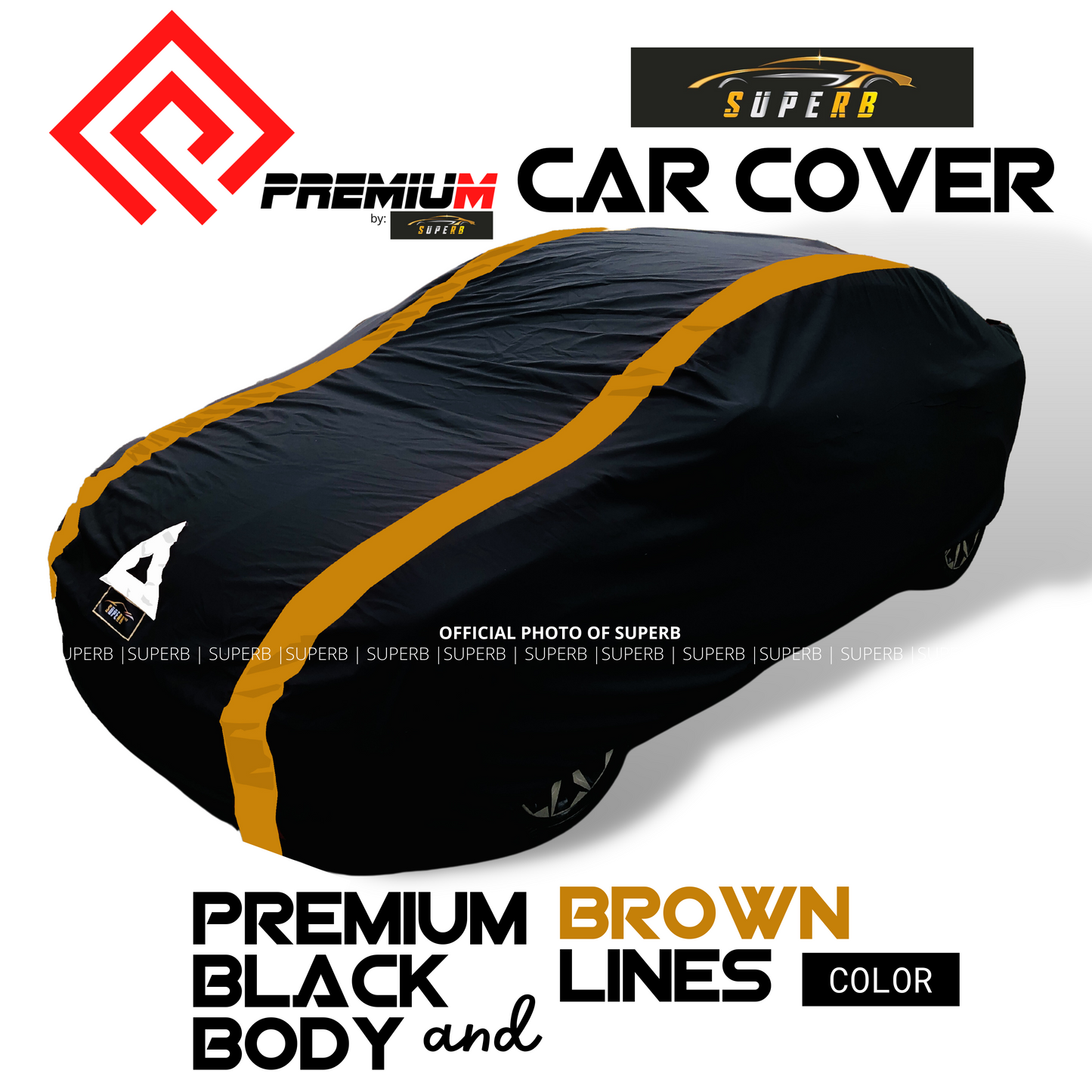 SUPERB Car Cover for Regular SUV (Innova/Rush/Xpander/CRV/EcoSport/Territory/Ertiga/Tucson/RAV4/XL7)