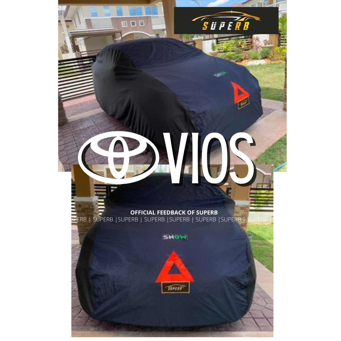 SUPERB Car Cover for SEDAN (Vios/G4/Accent/City/Civic/Dzire/Soluto/Ciaz/Almera/Accord/Lancer/Mazda3)