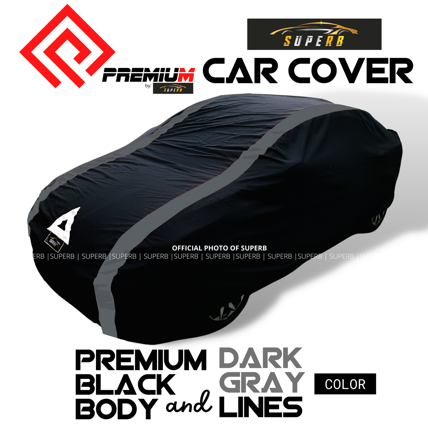 SUPERB Car Cover for Hatchback (Wigo/Eon/Swift/Picanto/Celerio/Spark/MX5/Haima2/Fit/Yaris)