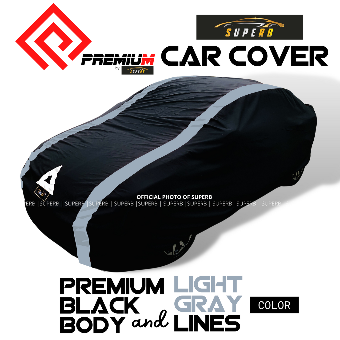 SUPERB Car Cover for Hatchback (Wigo/Eon/Swift/Picanto/Celerio/Spark/MX5/Haima2/Fit/Yaris)