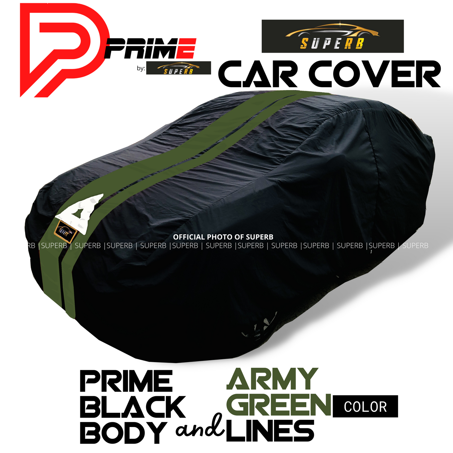 SUPERB Car Cover for BIG SUV (Fortuner/Montero/Everest/LC200/StaFe/Terra/Trailblazer/MuX/Patrol)