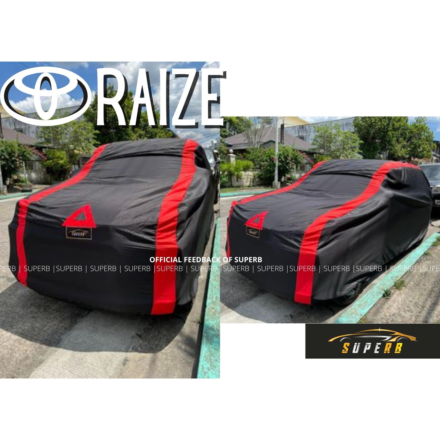 SUPERB Car Cover for SMALL SUVs (Raize/Veloz/Avanza/BRV/CRV/Mobilio/Jimny/Kona/Juke/Trax/Vitara/MGZS/CX-3)