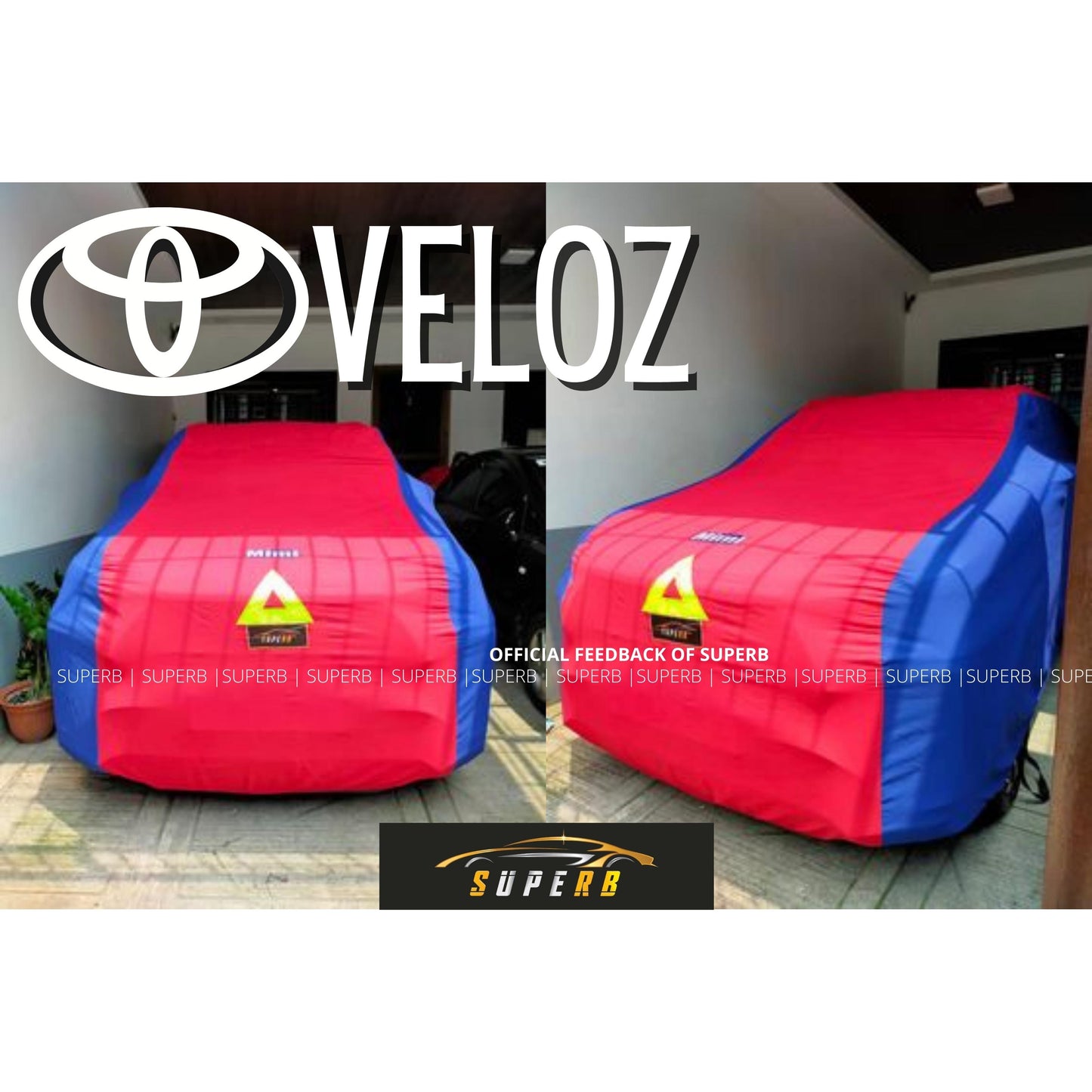 SUPERB Car Cover for SMALL SUVs (Raize/Veloz/Avanza/BRV/CRV/Mobilio/Jimny/Kona/Juke/Trax/Vitara/MGZS/CX-3)