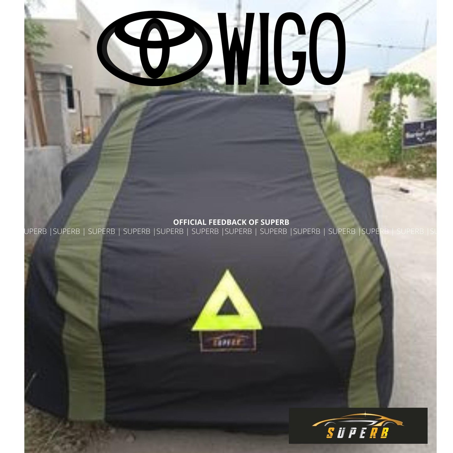 SUPERB Car Cover for Hatchback (Wigo/Eon/Swift/Picanto/Celerio/Spark/MX5/Haima2/Fit/Yaris)