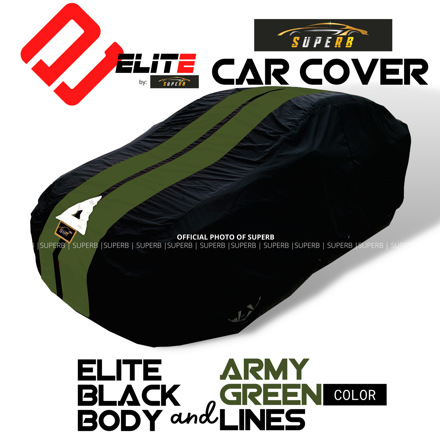 SUPERB Car Cover for Hatchback (Wigo/Eon/Swift/Picanto/Celerio/Spark/MX5/Haima2/Fit/Yaris)