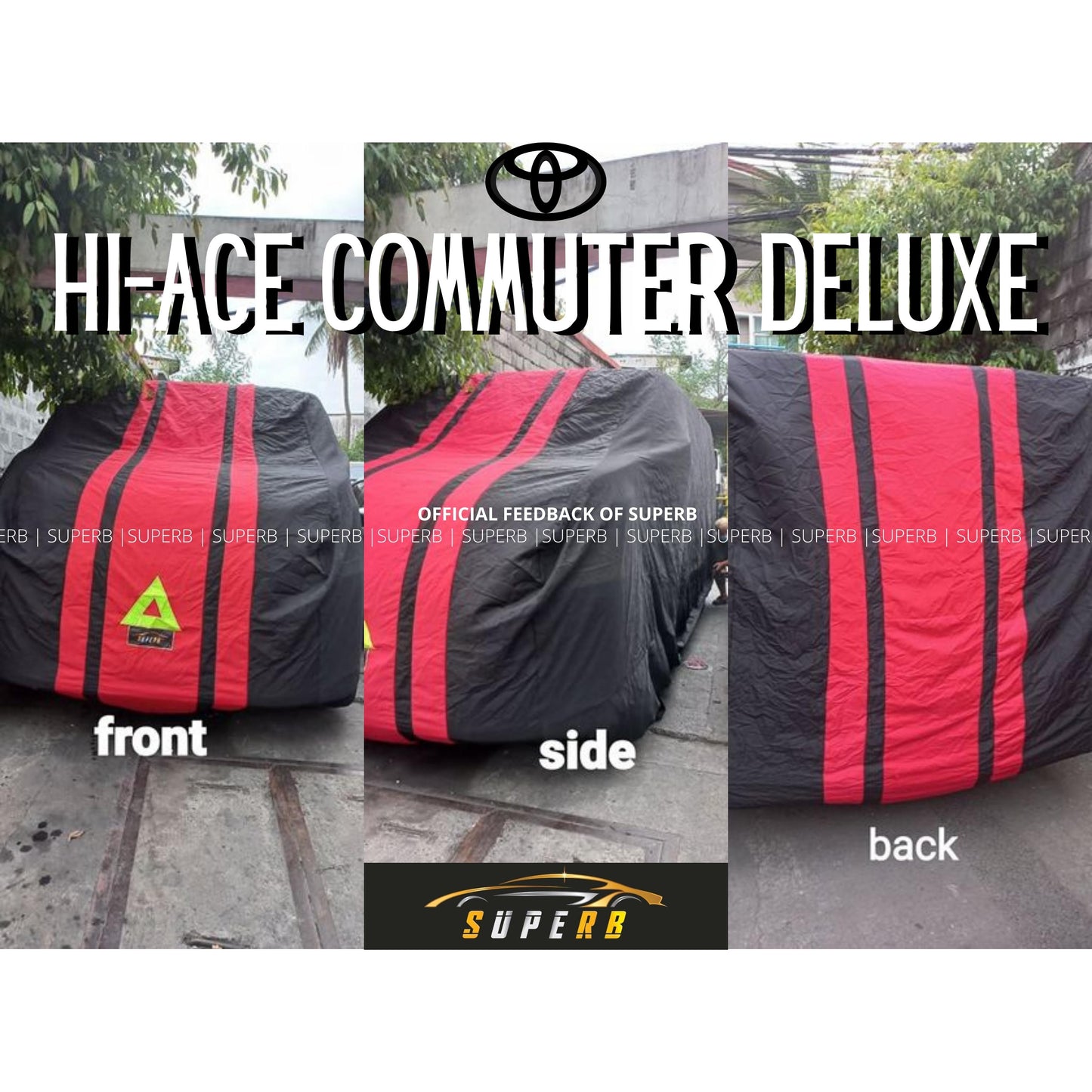 SUPERB Car Cover for VAN (Commuter/Deluxe/GLGrandia/Starex/SuperGrandia/Alphard/NV350/Tahoe/Suburban)