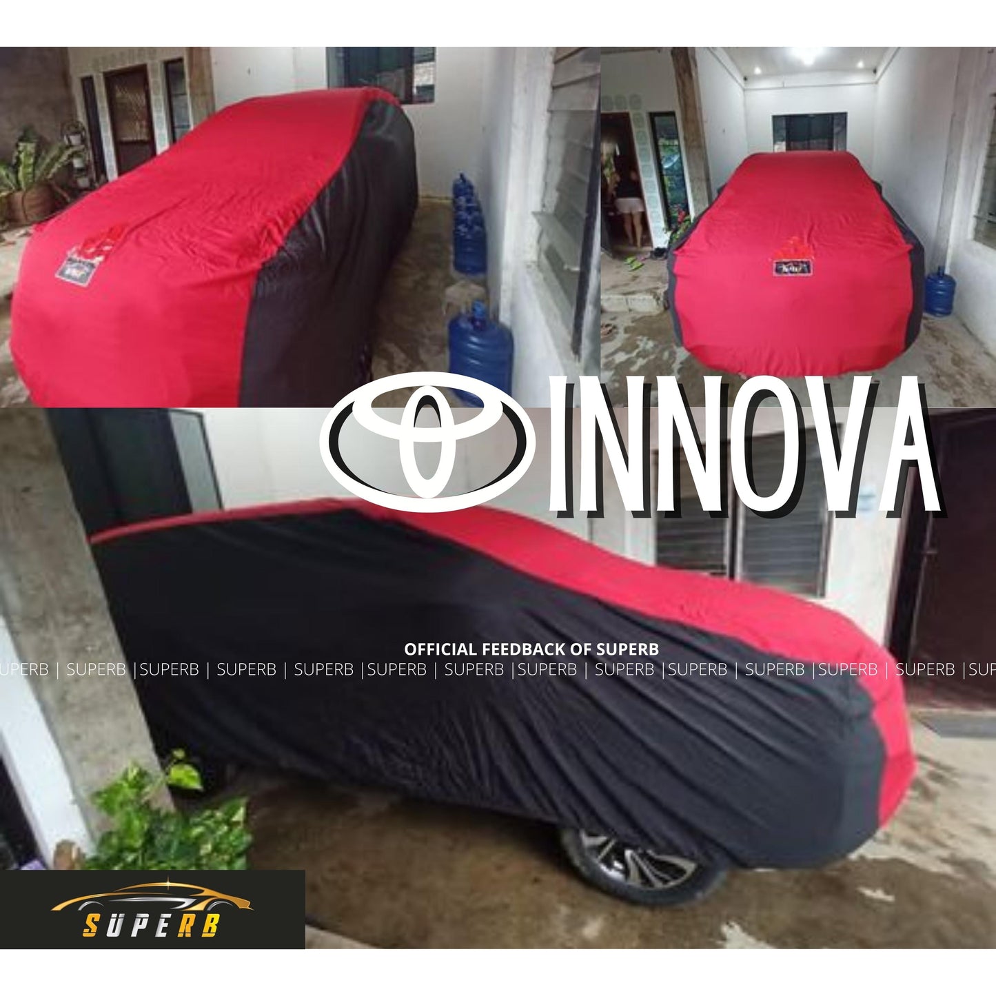 SUPERB Car Cover for Regular SUV (Innova/Rush/Xpander/CRV/EcoSport/Territory/Ertiga/Tucson/RAV4/XL7)