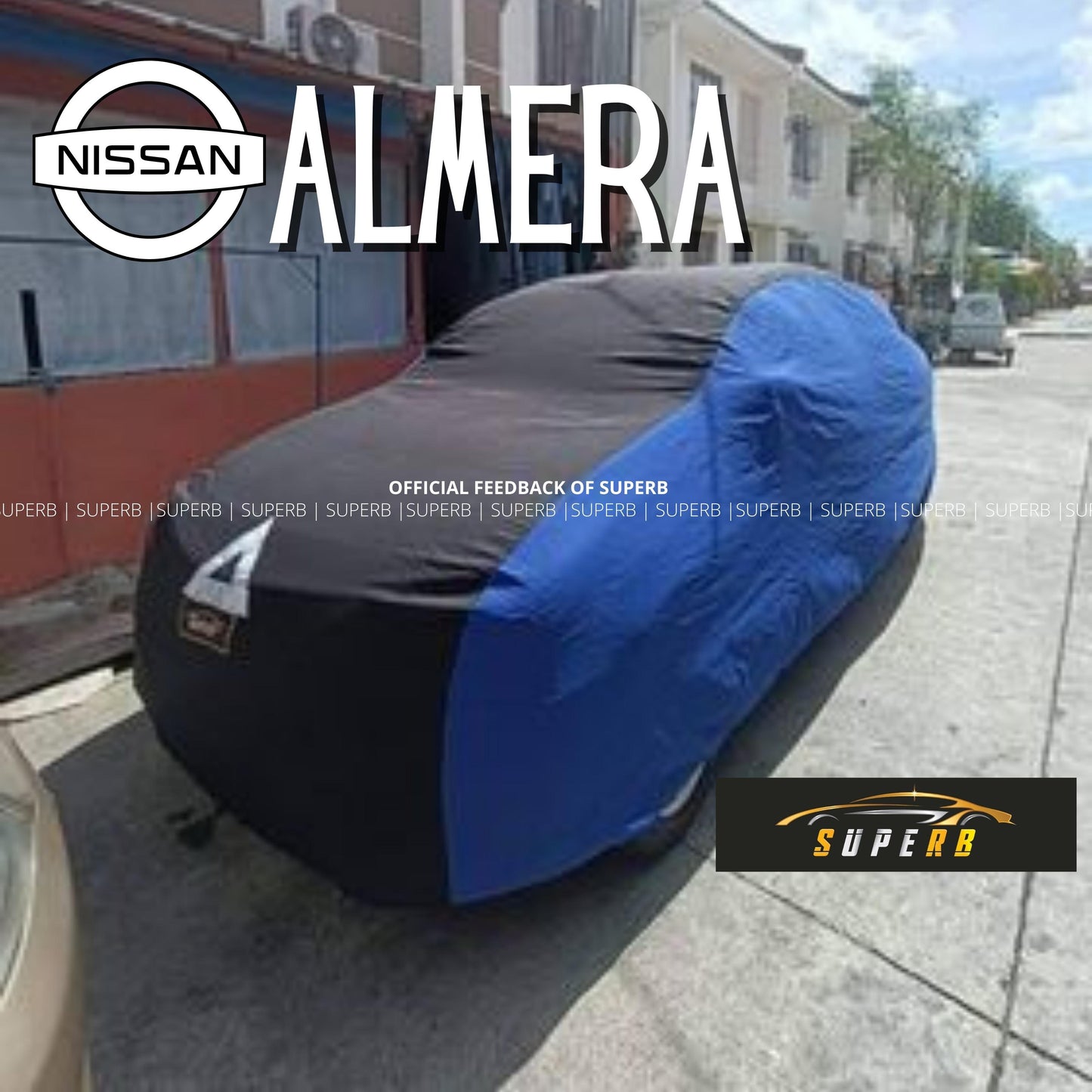 SUPERB Car Cover for SEDAN (Vios/G4/Accent/City/Civic/Dzire/Soluto/Ciaz/Almera/Accord/Lancer/Mazda3)