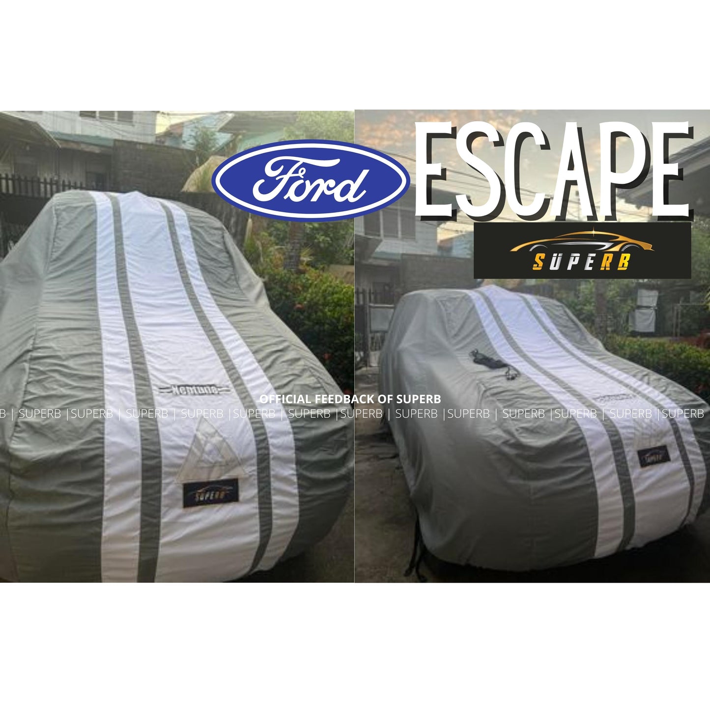 SUPERB Car Cover for Regular SUV (Innova/Rush/Xpander/CRV/EcoSport/Territory/Ertiga/Tucson/RAV4/XL7)